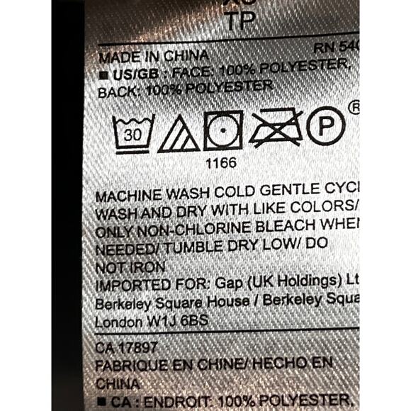 Gap Vest Womens XS open front Faux Suede Waterfall Casual Sherpa‎ Tan - Picture 3 of 7